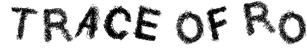 Trace of Rough font preview